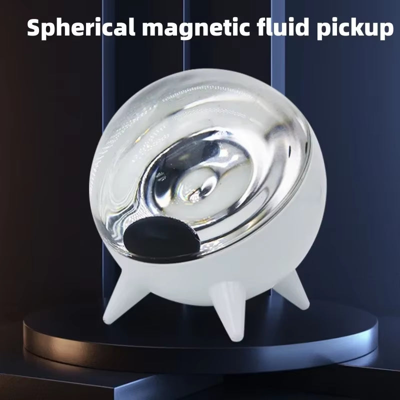 Elevate Your Space with the Portable Magnetic Fluid Pickup Lamp - A Music Companion and Stunning Desktop Decoration