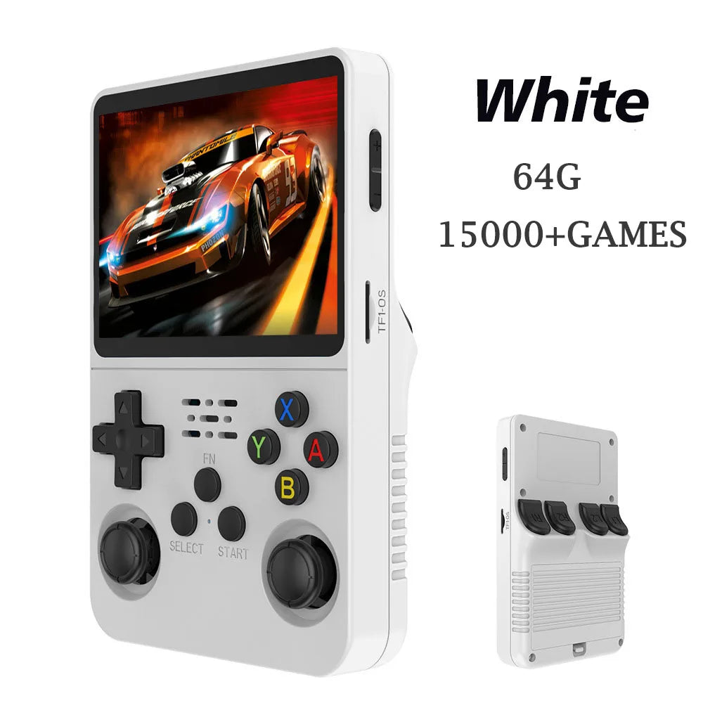 R36S Retro Handheld Game Console - 3.5 Inch IPS Screen, 20,000 Games, Portable Linux System